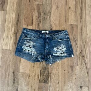 Distressed Denim Women's Shorts